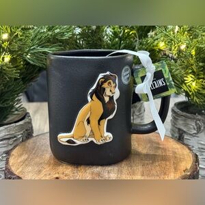 ✨Brand NEW w/Tags Rae Dunn Disney Villians BE PREPARED. Mug feat. Scar ✨